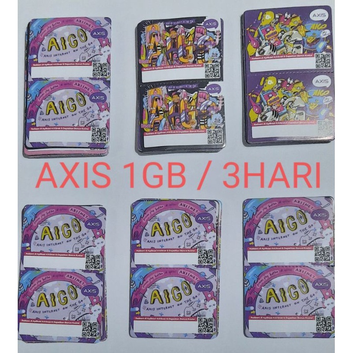 VOUCHER AXIS 1GB / 3 HARI