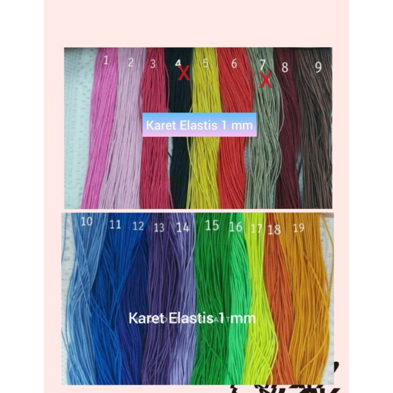 TALI KARET ELASTIS 1 mm