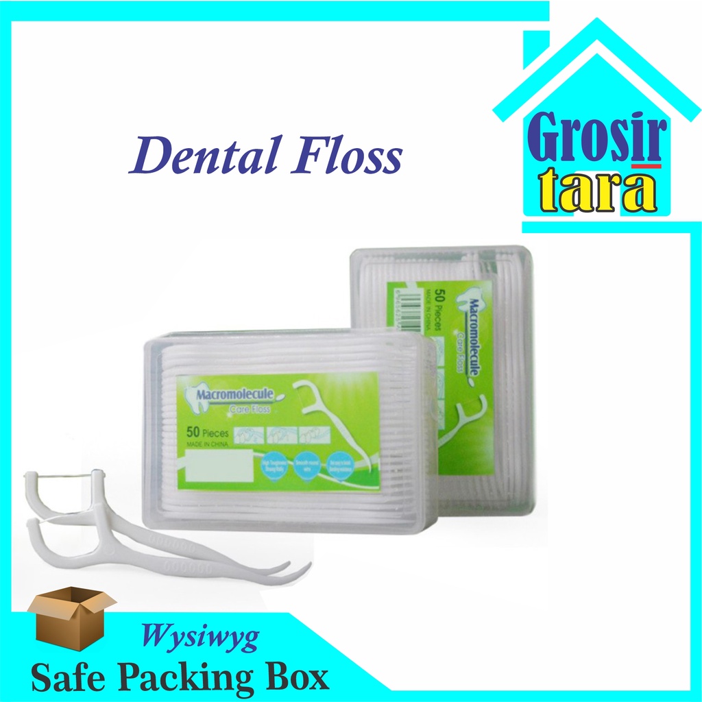 Dental Floss Picks Benang Tusuk Gigi isi 50 pcs Pembersih Gigi 50Pcs