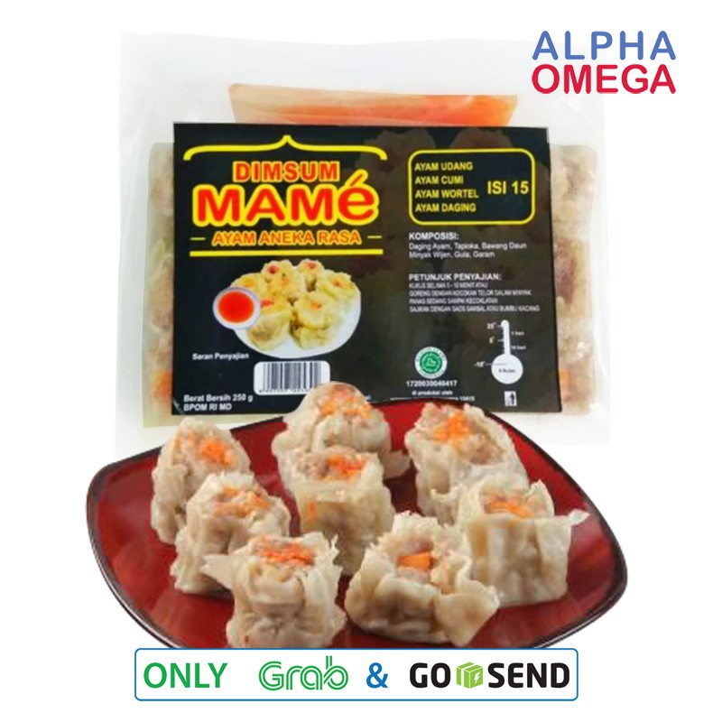 

DIMSUM MAME AYAM ANEKA RASA 250gr/15pcs - UDANG CUMI WORTEL DAGING