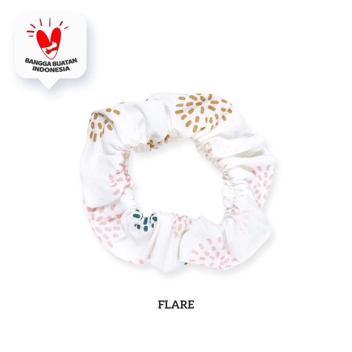 Little Palmerhaus Scrunchie / Karet Kuncir Rambut Square Bayi Anak Dewasa / Karet Rambut Kain