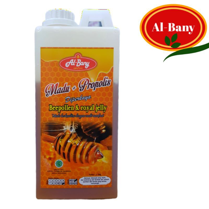 Madu Super Propolis mix Royal Jelly AlBany Nett 1000gr