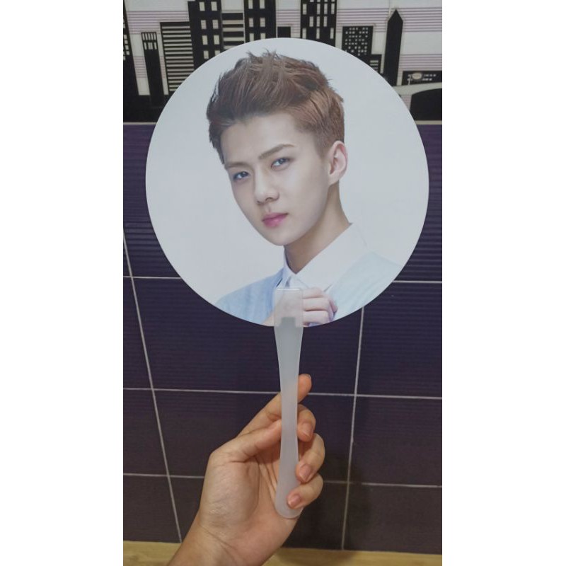 BOOKED Origin Sehun Hand Fan Nature Republic