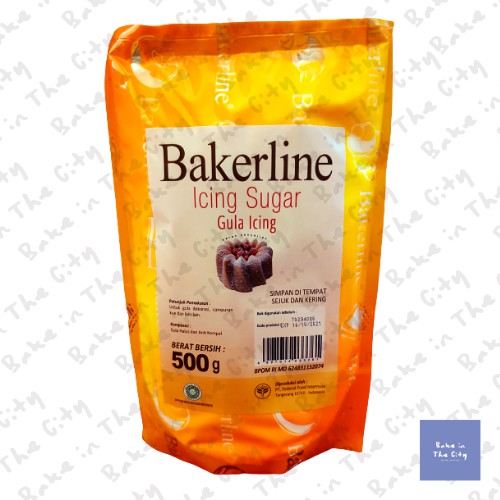 

BAKERLINE - ICING SUGAR / DONUT DUSLING SNOW WHITE/GULA HALUS - 500GR