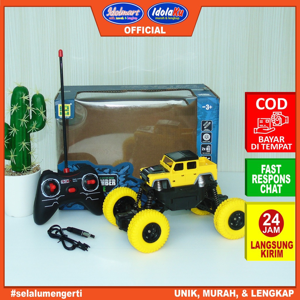 IDOLMART Mainan Anak Remote Control Climbing Car Surabaya