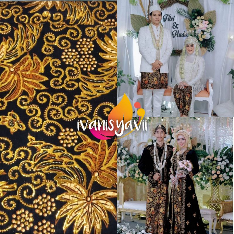 Sepasang Jarik Pengantin Prodo - Motif Ukel