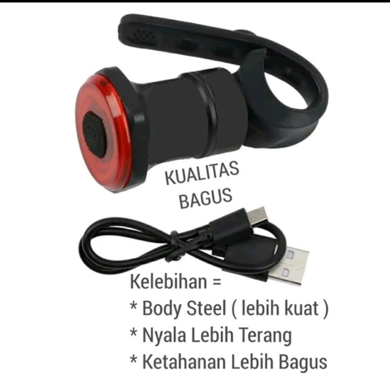 KUALITAS BAGUS, smart lamp, lampu belakang nyala merah