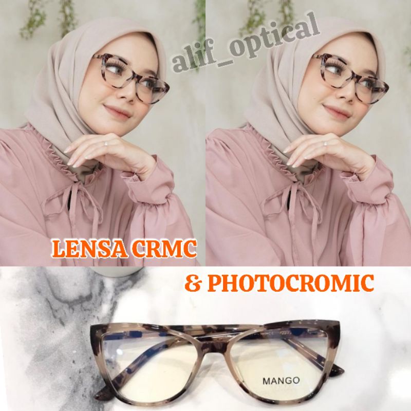 0Frame Kacamata 7006 , Gratis Lensa Minus, Kacamata Antiradiasi,