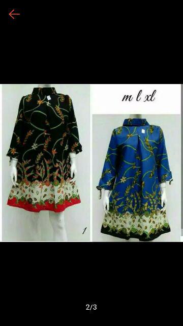 Tunik Batik Size S M L Xl Xxl 3xl 4xl 5xl 6xl 7xl 8xl