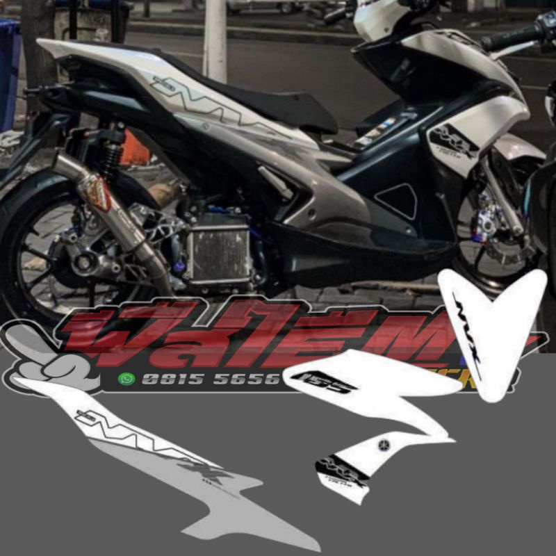 STRIPING STICKER AEROX 155 NVX 155 MALAYSIA TRANSPARAN