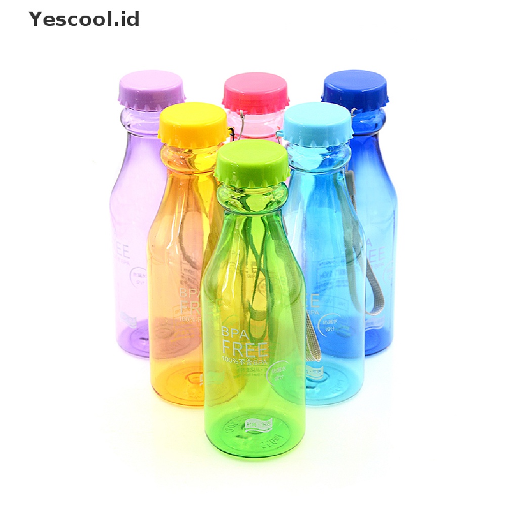 Botol Air Portabel Bahan Plastik Bebas bpa Anti Bocor Ukuran 500ml Untuk travel