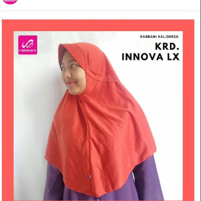 JILBAB RABBANI  INOVA LX PITA DALAM UKURAN S DIACON 20%