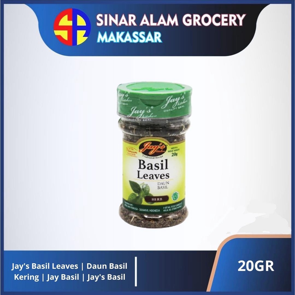 

Jay's Basil Leaves | Daun Basil Kering | Jay Basil | Jay's Basil