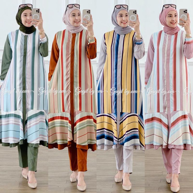 READY SET LAMIRA 8 ORIGINAL 100% BY GAGIL FASHION BY OVA