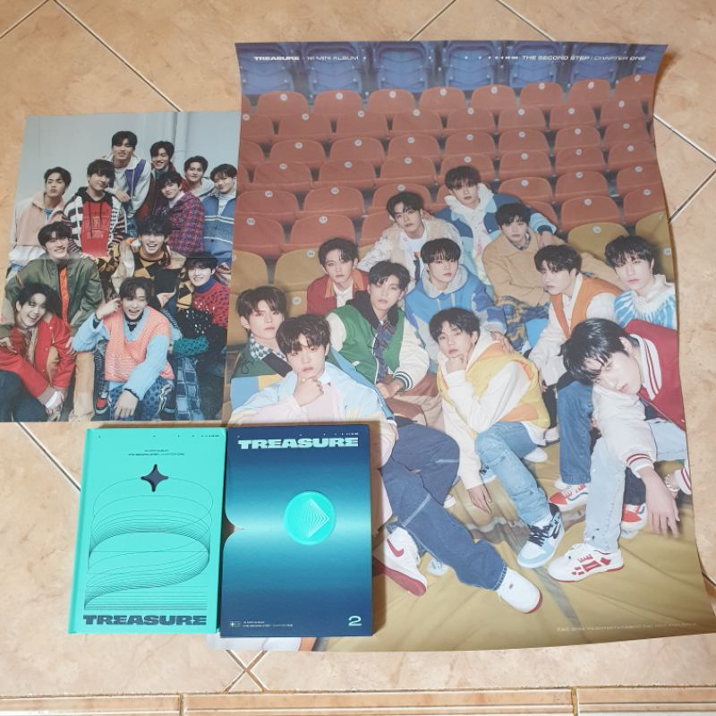 OFFICIAL ALBUM FULLSET  plus PC UNSEALED  TREASURE SECOND STEP
