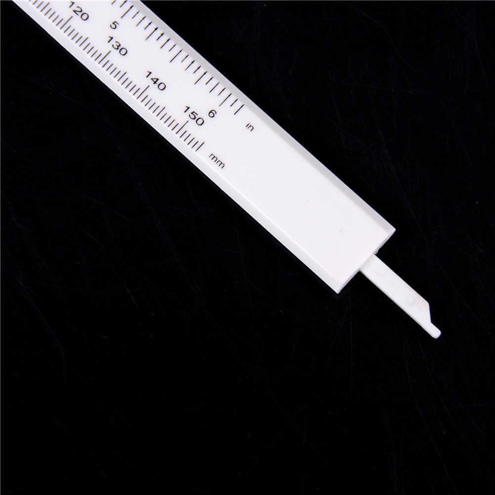 【Theredsunrisesiwy.id】6 Inch 150mm Plastic Ruler Sliding Gauge Vernier Caliper Jewelry Measuring tool