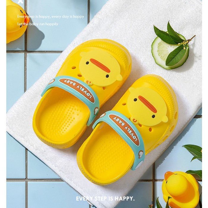 SA22 Sandal Slop Anak Mario Import Anti Slip Unicorn Dinosaurus Bebek Lucu  Waterproof Bahan Eva Usia 1-8 Tahun