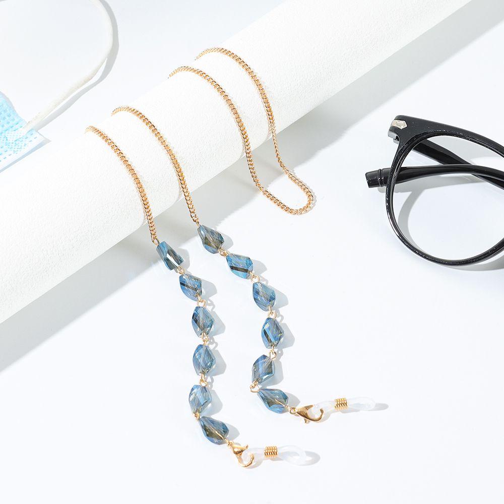 R-flower Glasses Chain Holder Kalung Fashion Tali Penahan Kacamata Baca Logam