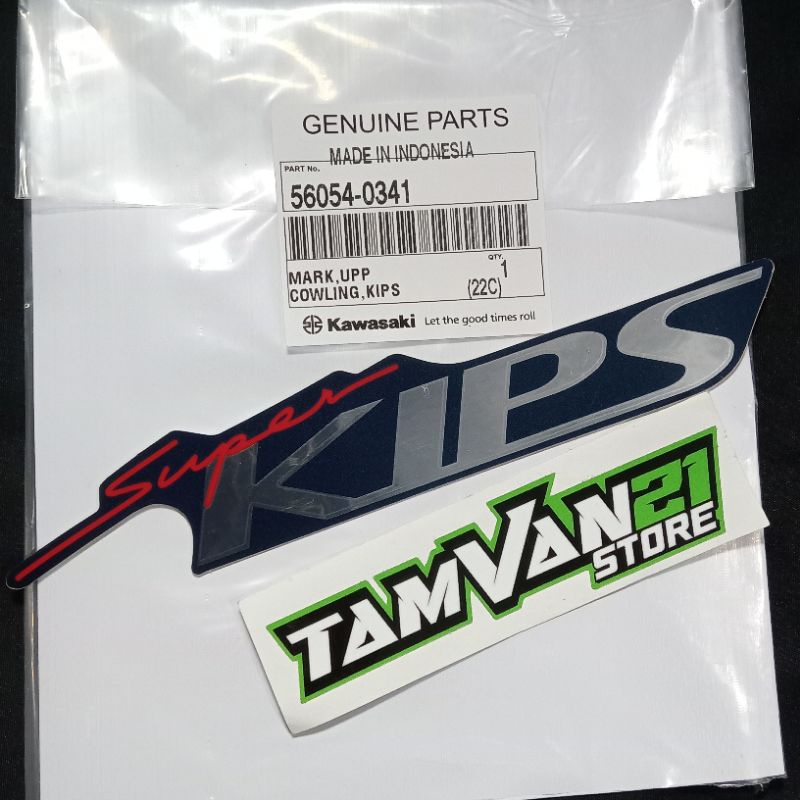 STRIPING STICKER SUPER KIPS NINJA RR OLD BIRU NAVY BIRU DONGKER KGP