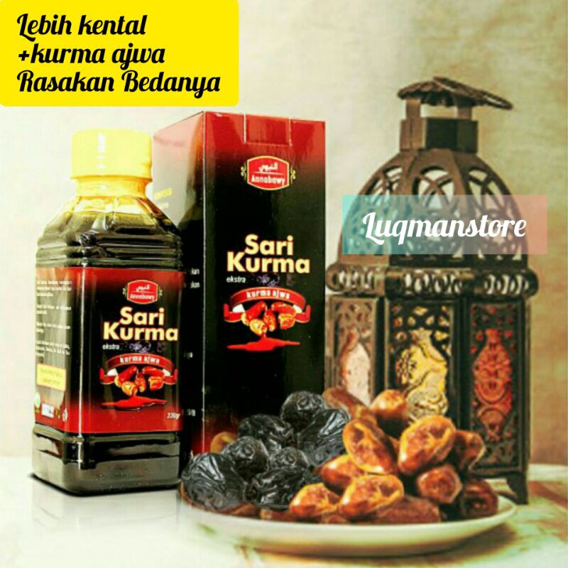 

Sari Kurma ajwa annabawy 330gr asli | sari kurma laris