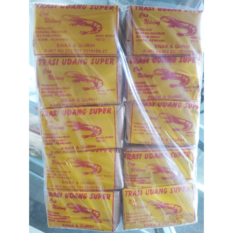 

Terasi Udang Super khas Bonang Rembang