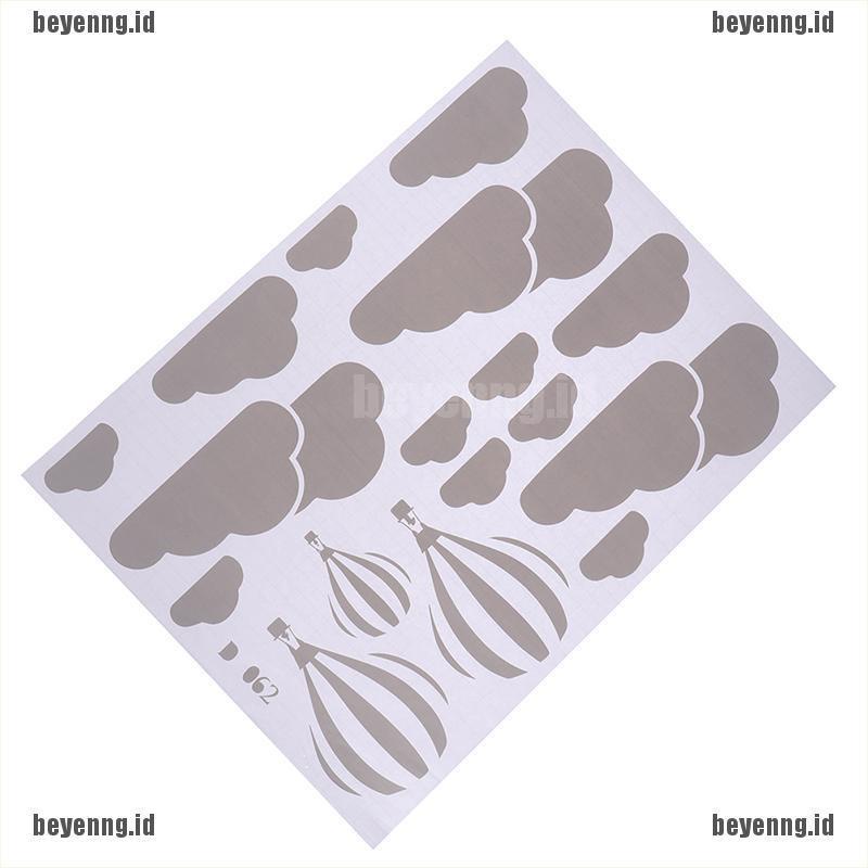 Bey Stiker Dinding Diy Bentuk Awan Balon Udara Untuk Dekorasi Kamar Anak