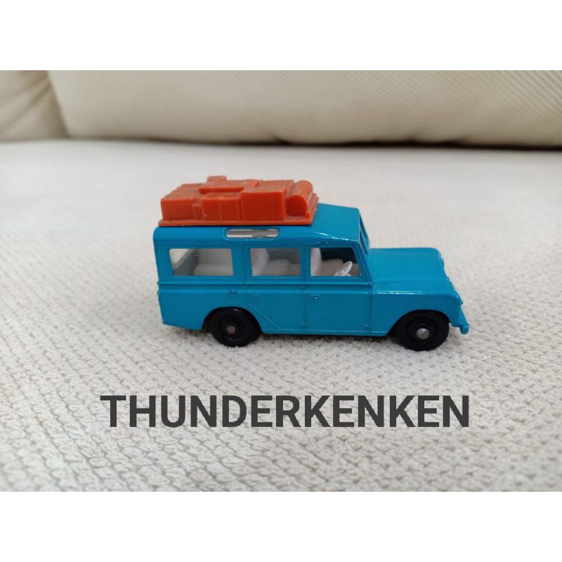 MATCHBOX LAND ROVER SAFARI BLUE BIRU