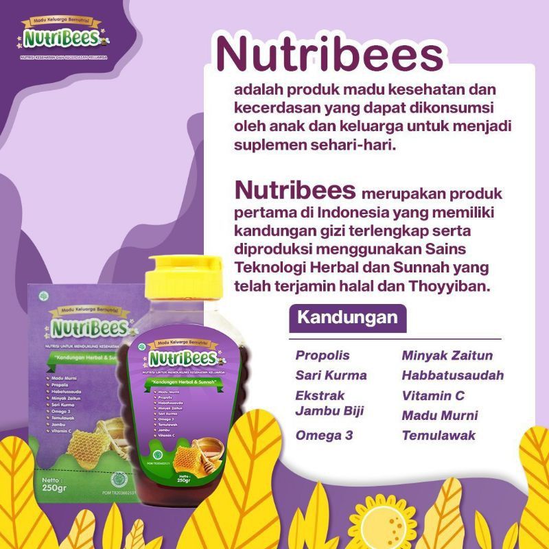 Nutribees Madu Anak Penambah Nafsu Makan 250 ml