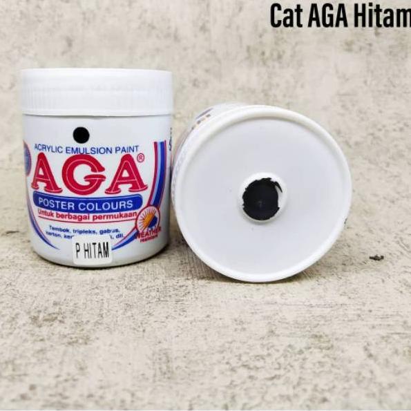 

[KODE 0MYU9] CAT AGA / CAT ACRYLIC (WARNA HITAM / PUTIH)