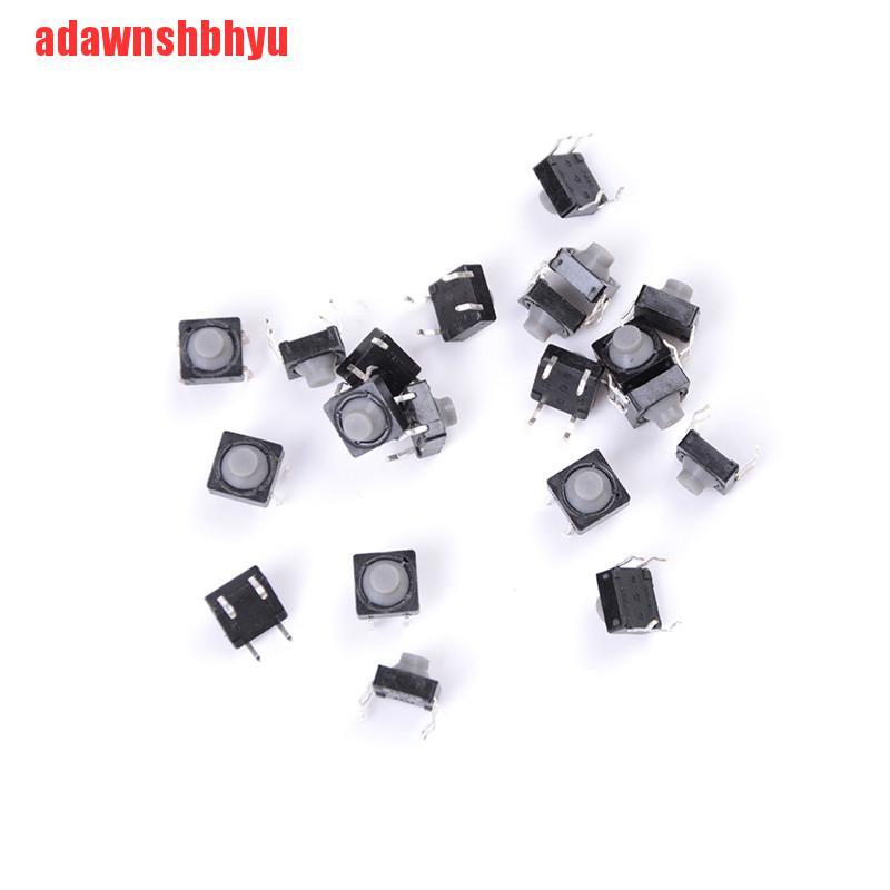 20 Pcs Miniatur Tombol Tekan Tactile Micro 4 Pin