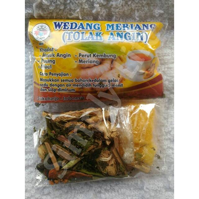 

RUMAH JAMU SOLO - Wedang meriang (tolak angin) obat masuk angin minuman tradisional jawa