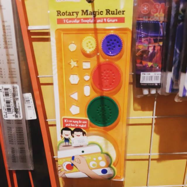 

Penggaris seni kreasi(rotary magic ruler)