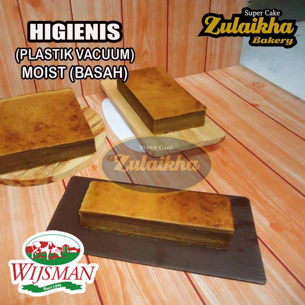 Lapis legit tanpa tepung super wisman ukuran 20 x 10 cm