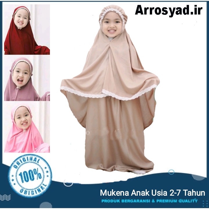 MUKENA ANAK RAYON USIA 2 SAMPAI 7 TAHUN MUKENA ANAK RAYON PREMIUM RENDA - MUKENA ANAK - MUKENA BALIT