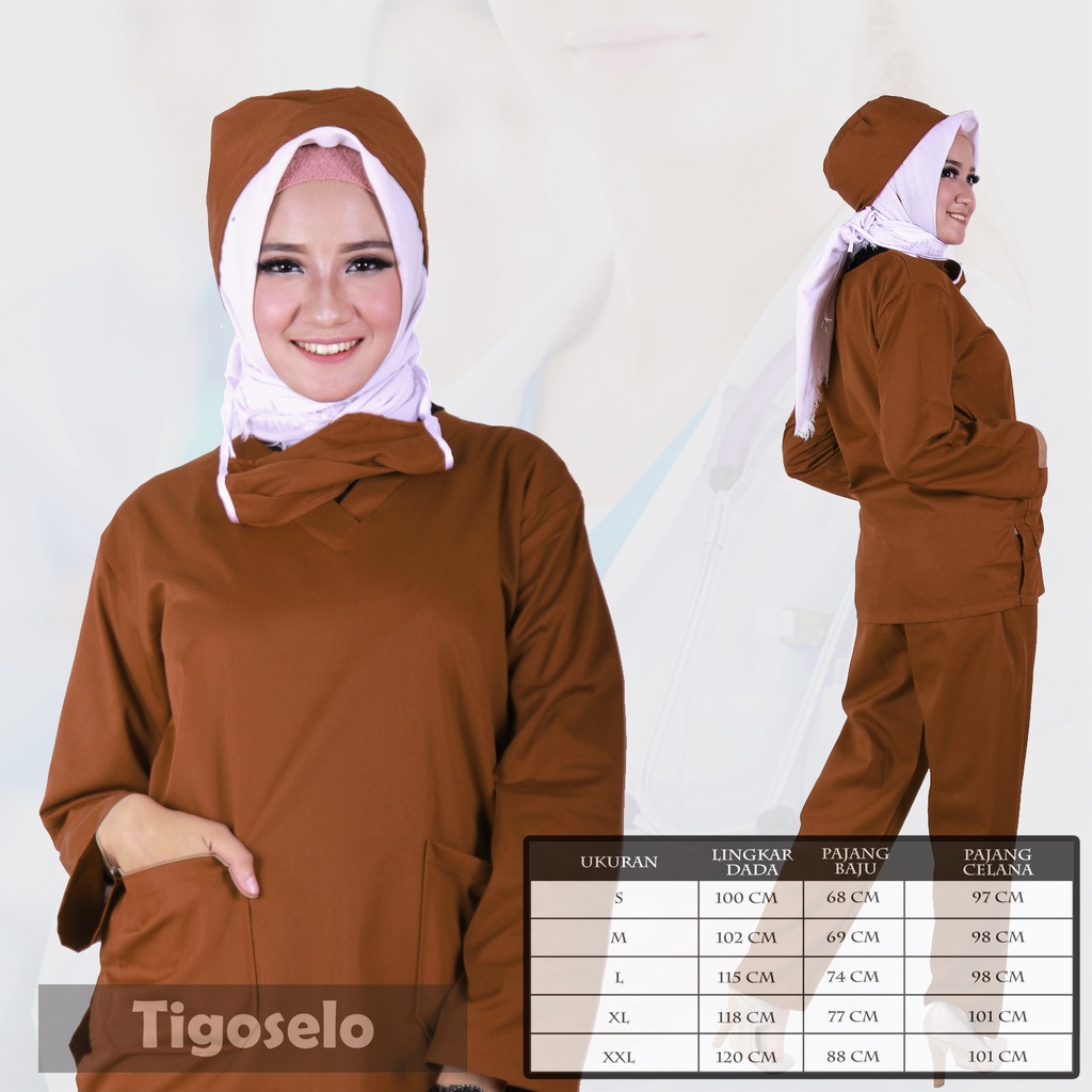 Baju Ok Drill Premium / Baju Jaga / Baju OK / Baju Perawat / Seragam Perawat / Seragam OK