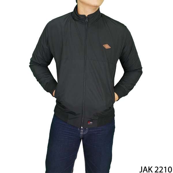 Man Summer Jacket Parasut Parasut Hitam JAK 2210