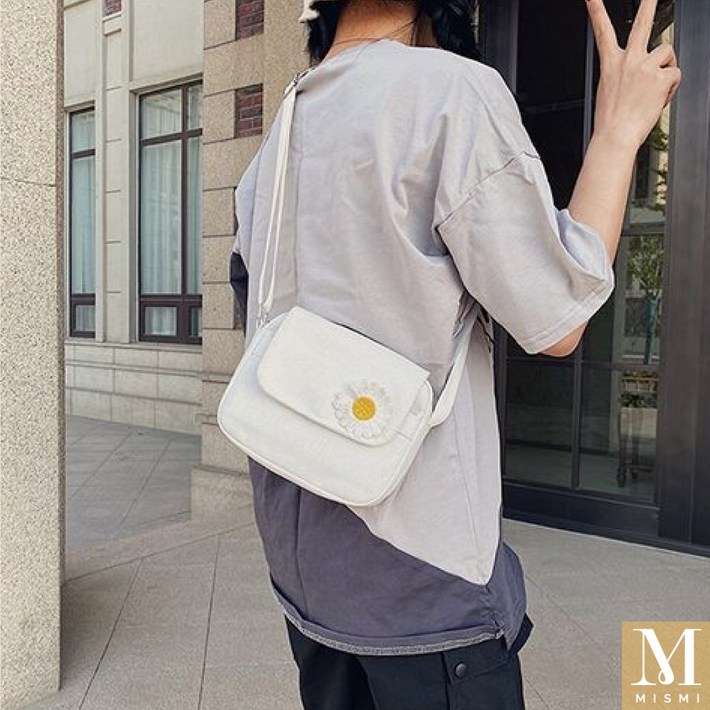 Mismi Flower Bag Tas Selempang Wanita Sling Bag Casual Perempuan Bunga Korea - 1I-4