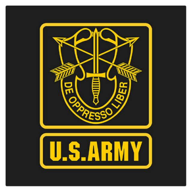 US Army Green Beret Cutting Sticker
