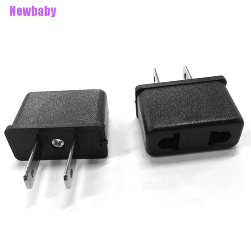 (Newbaby) Adaptor Converter Power Plug Us Standar Untuk Travel