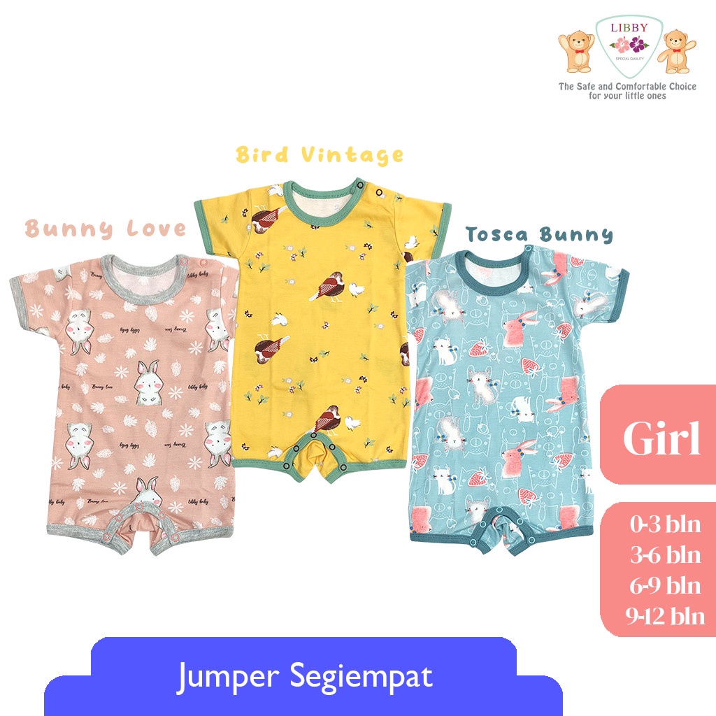 Libby Premium Romper Segitiga / Segiempat satuan