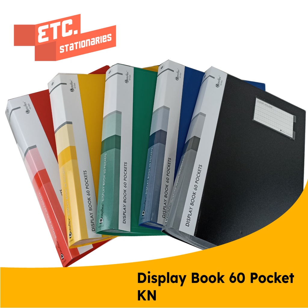 

Dataflex Display Book / Document Keeper / Clear Holder 60 Pocket KN DF-823