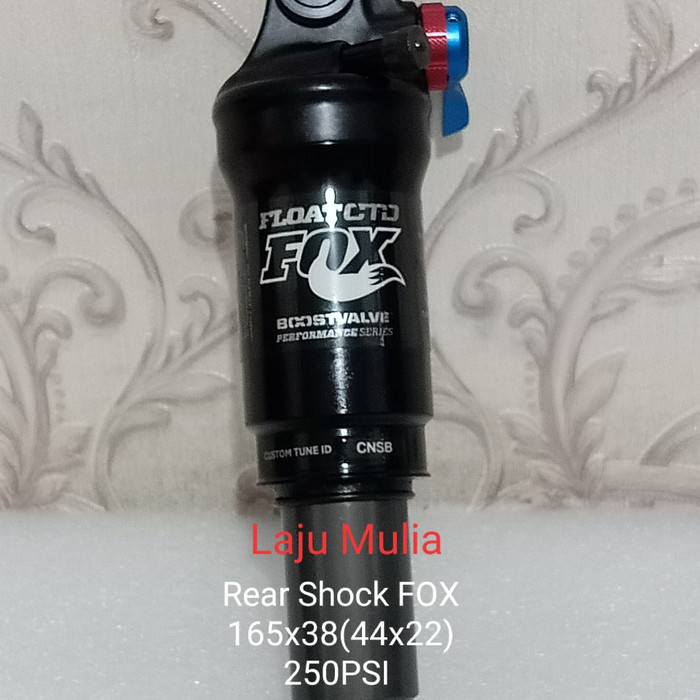 REAR SHOCK FOX 165MM BLACK
