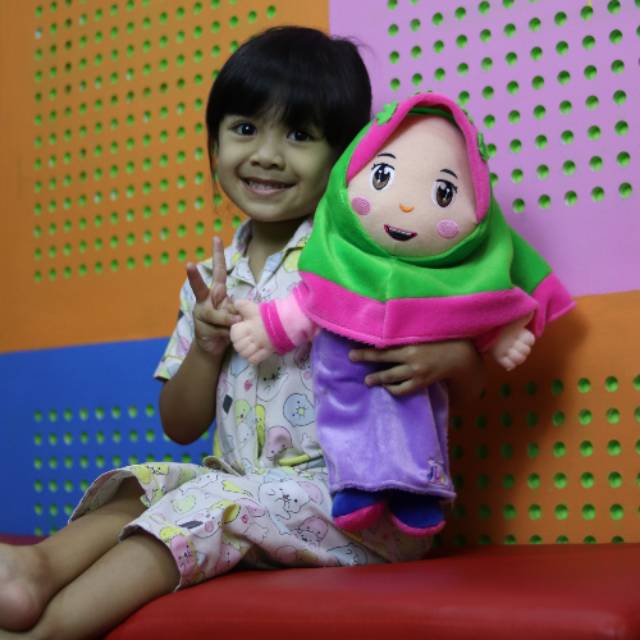 Boneka Laeli Edisi Jilbab - Jamal Laeli Series - Boneka Dari Dolant Kreatif