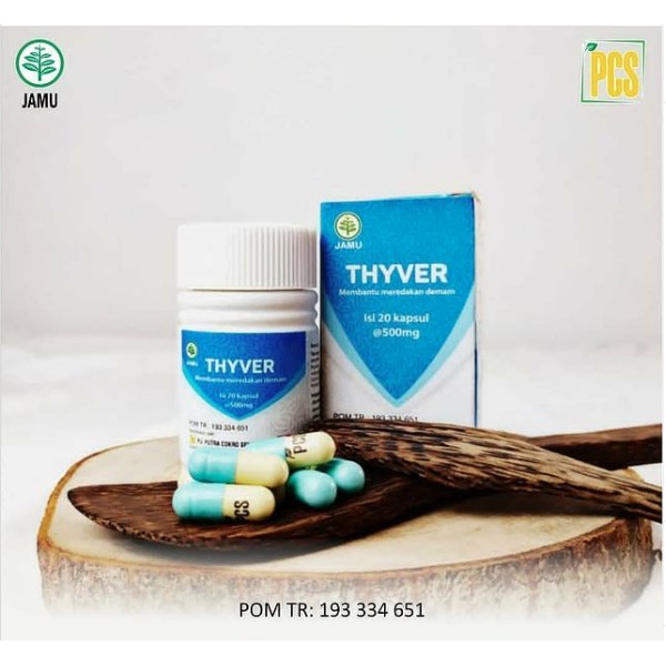 THYVER Obat tipes/kapsul cacing/cacing untuk tipes/obat pereda demam