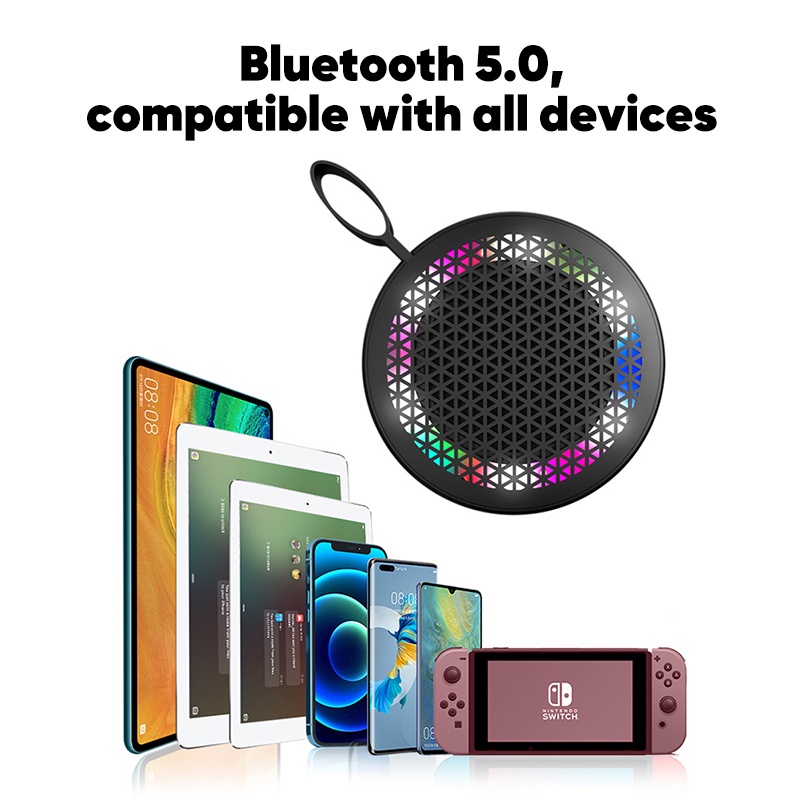 Smartfish Bluetooth Speaker Wireless Mini Portable RGB Light