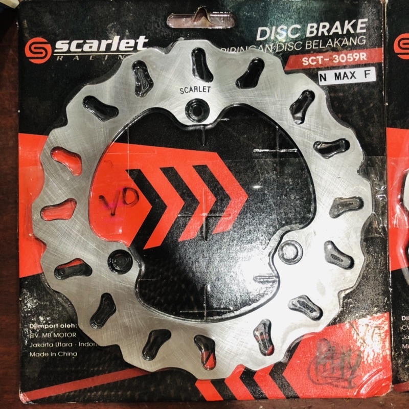 PIRINGAN DISK CAKRAM DEPAN BELAKANG SCARLET RACING NMAX AEROX CB/CBR150 MEGAPRONEW VIXION NVL JUPITER MX NEW BEAT VARIO 125/150