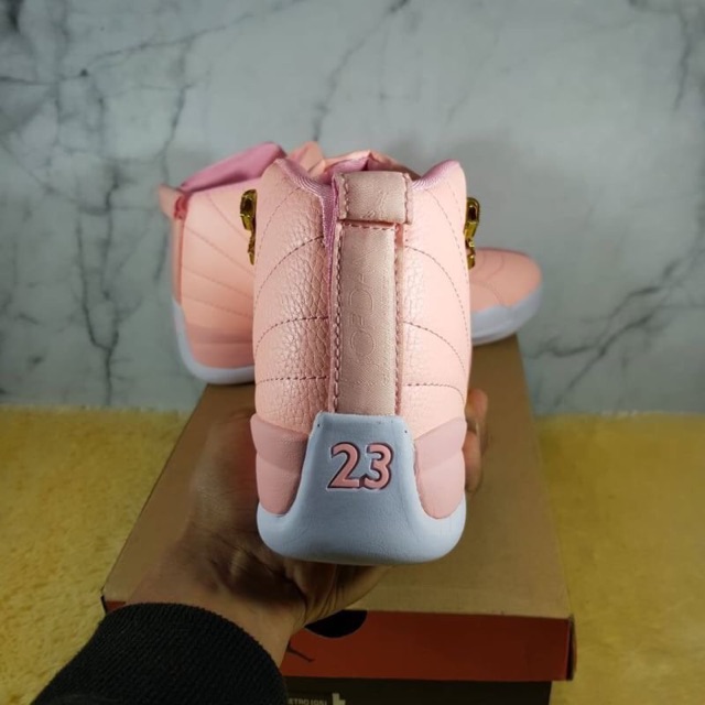 peach 12s jordans