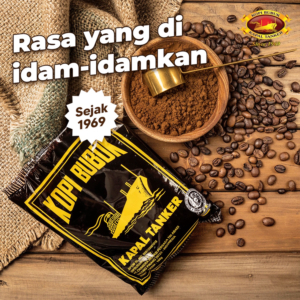 Kopi Bubuk Kapal Tanker Old - 160 Gr