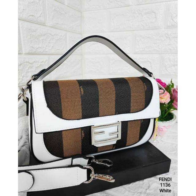 TAS FENDI ROMA CANVAS KOMBI LEATHER 1136 JO Tas Impor Batam