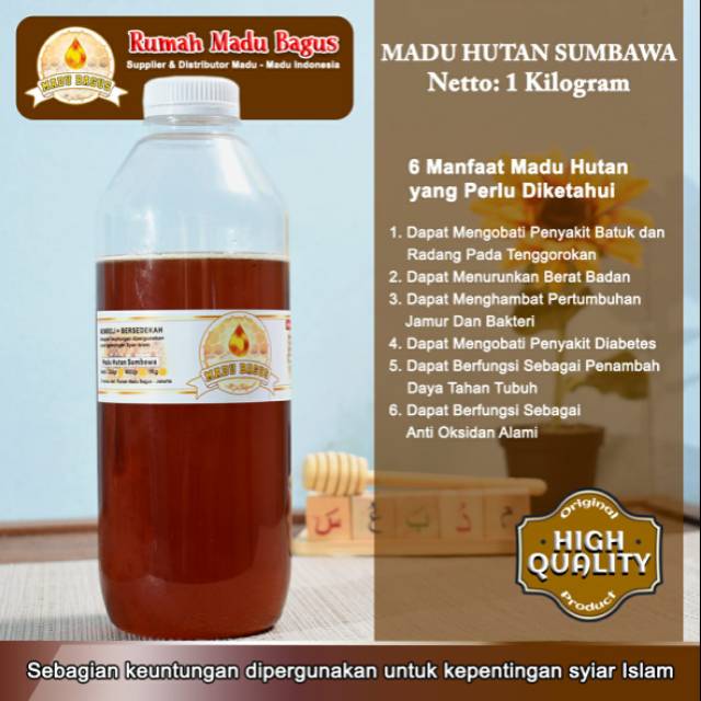 

Madu sumbawa madu hutan murni 100%